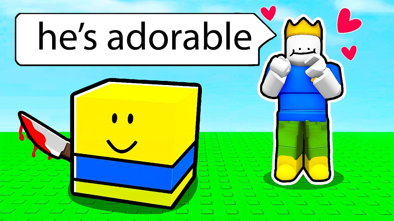 i tried RAISING a NOOB in roblox...