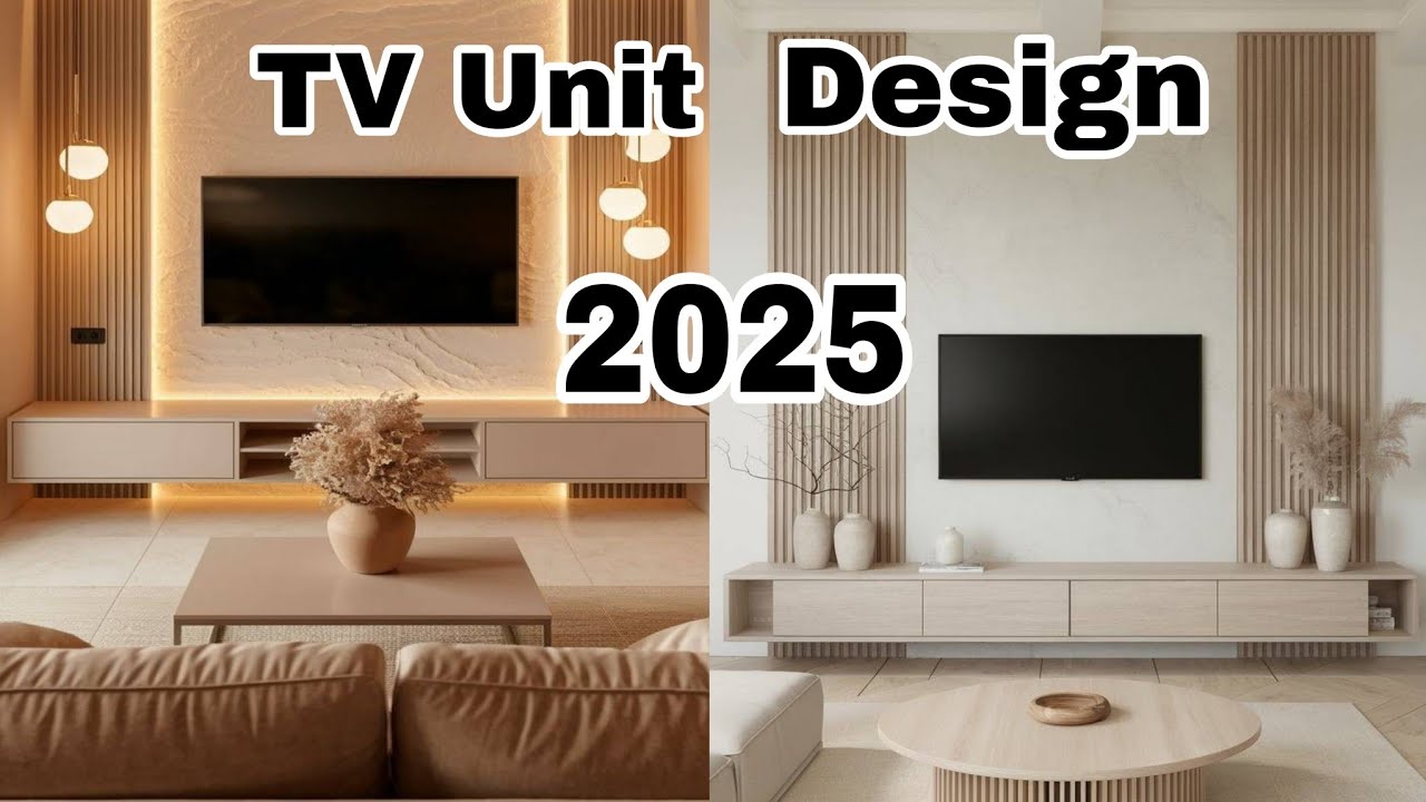 TV Unit Design 2025 | Best TV Unit Design For Living Room | TV Wall Panel Home Interior Design Ideas