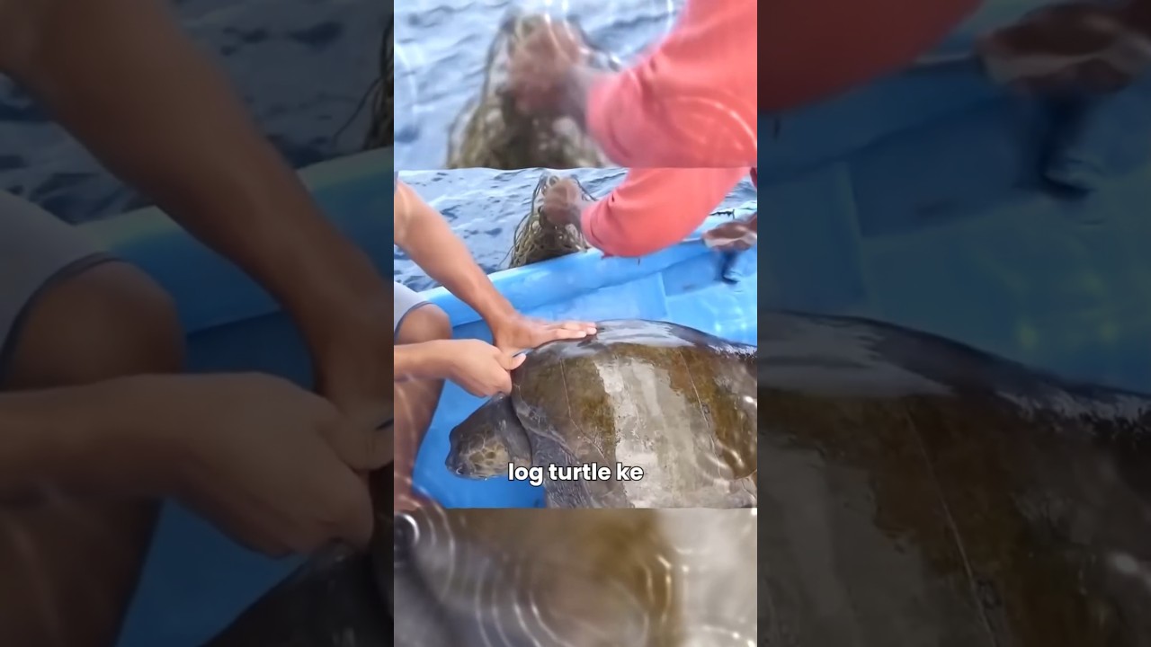 Shark ने बचाई Turtle की जान! 😱🐢🦈 #shark #turtle #sea #story