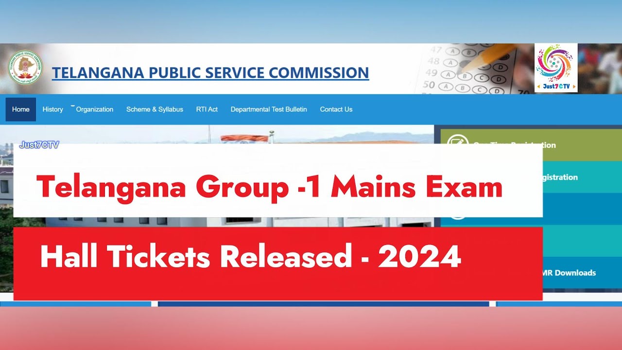 TGPSC GROUP 1 MAINS HALL TICKET DOWNLOAD 2024|HOW TO DOWNLOAD GROUP 1 MAINS HALL TICKETS| Exam Date