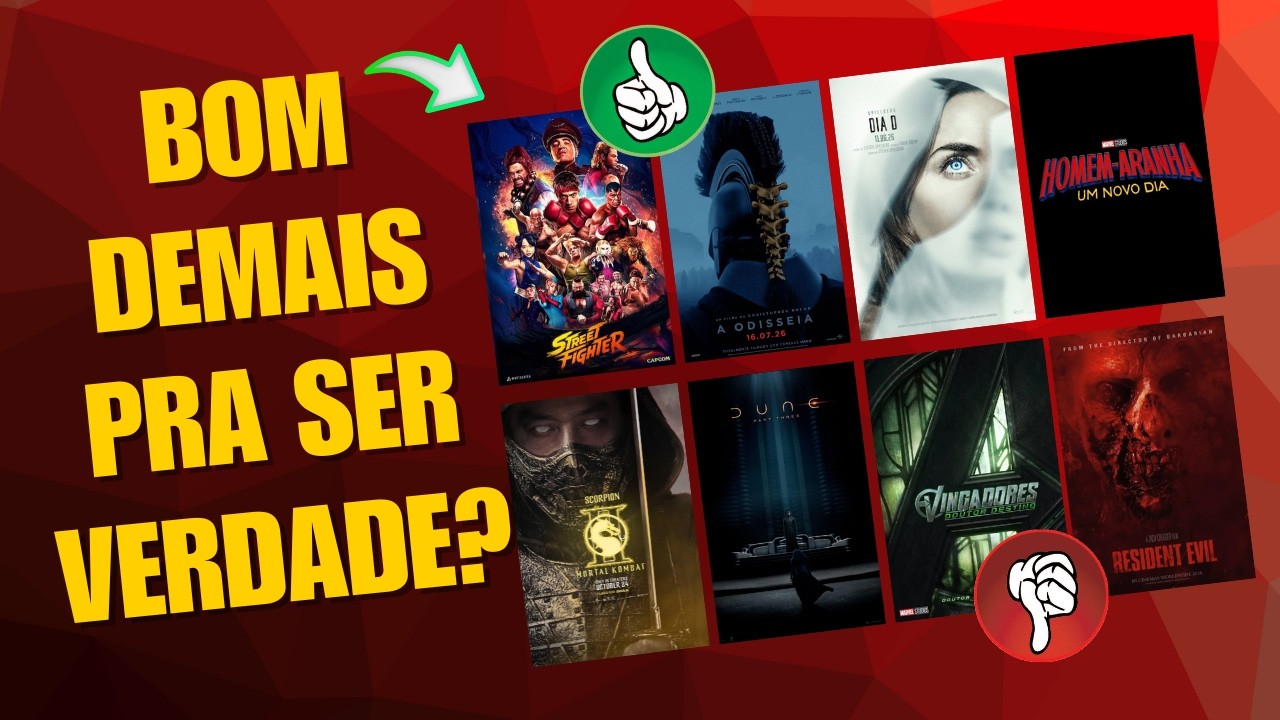 2026 VAI SER O MELHOR ANO DO CINEMA… OU UMA GRANDE DECEPÇÃO?