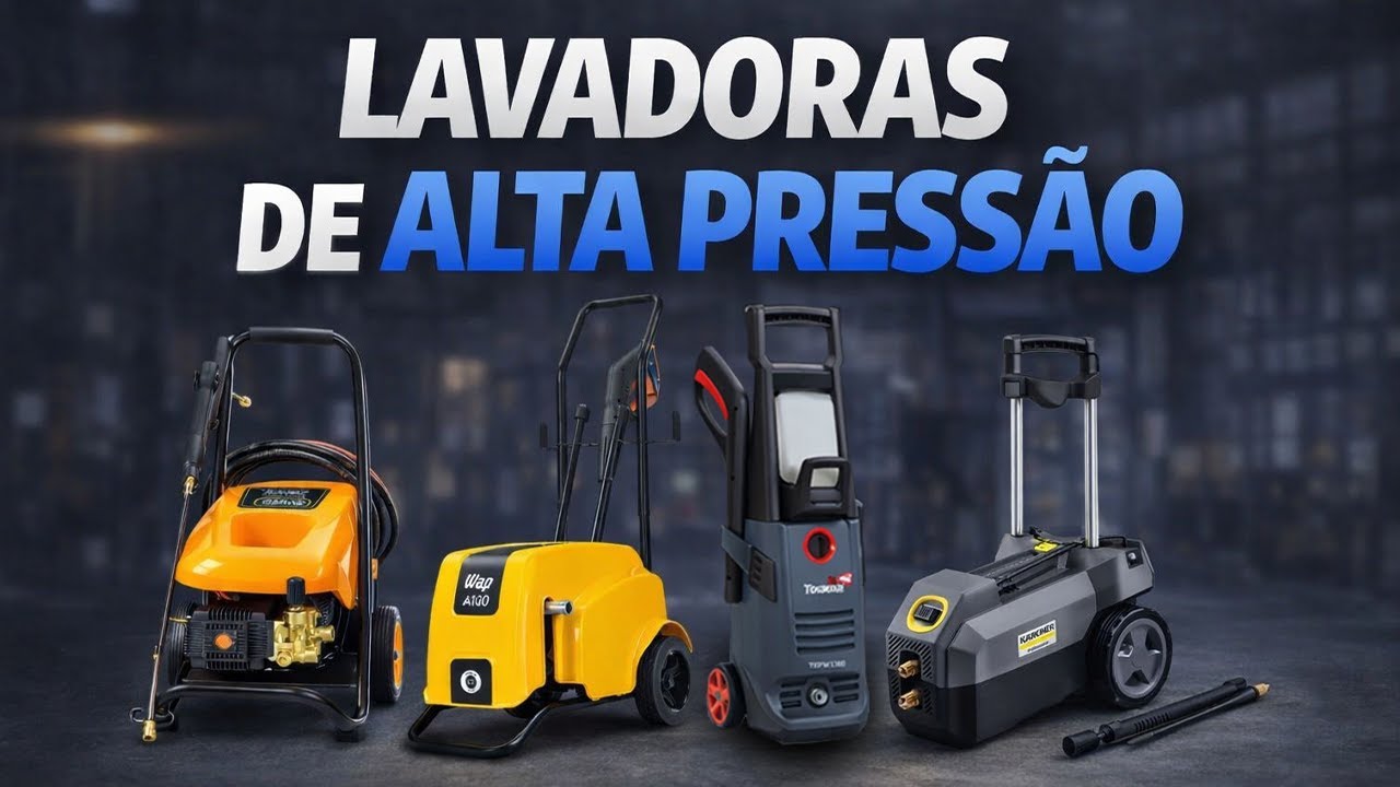 LAVADORAS DE ALTA PRESSÃO: QUAL É A IDEAL PRA CADA TIPO DE SERVIÇO?