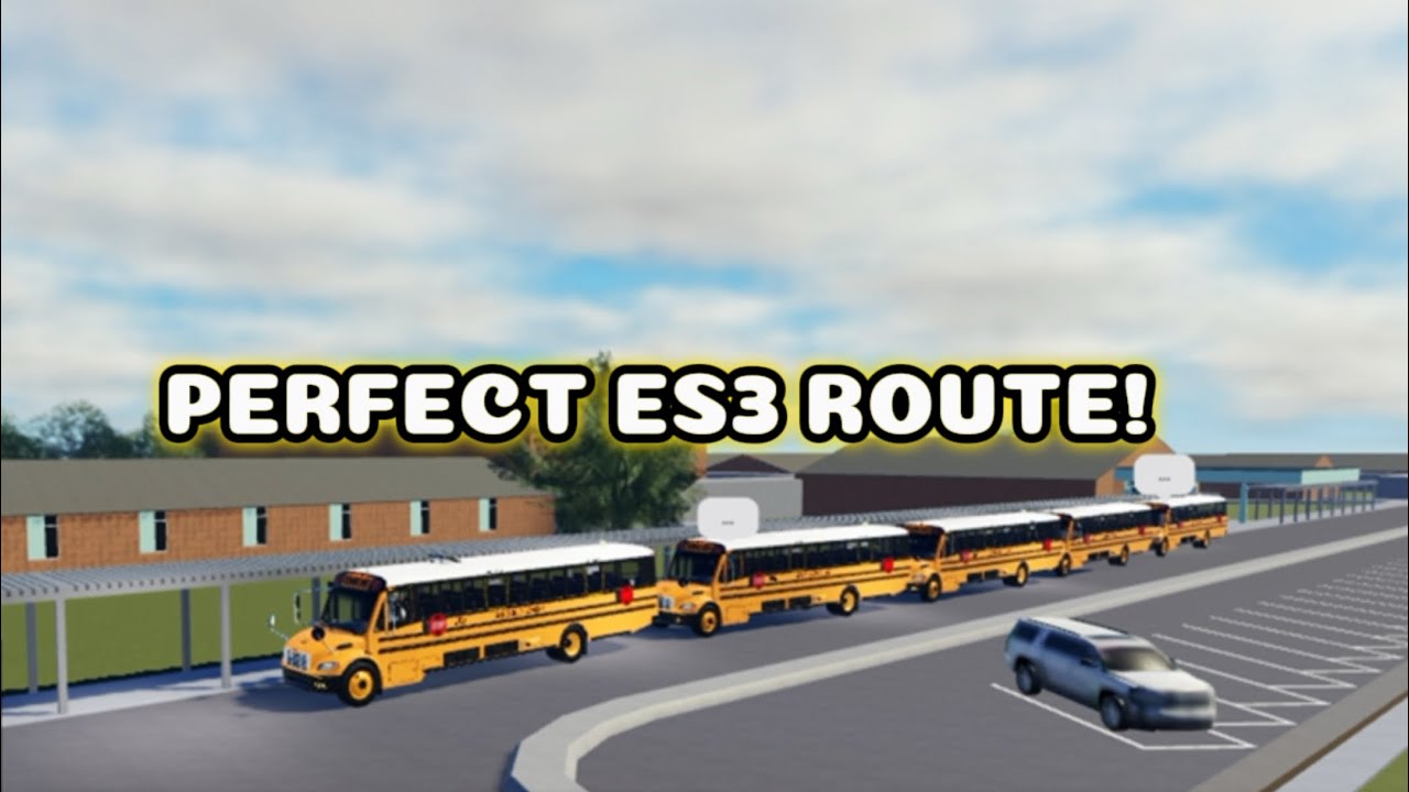 ES3 PM Route! (NUMBER ORDER!) (Roblox FL School Buses)