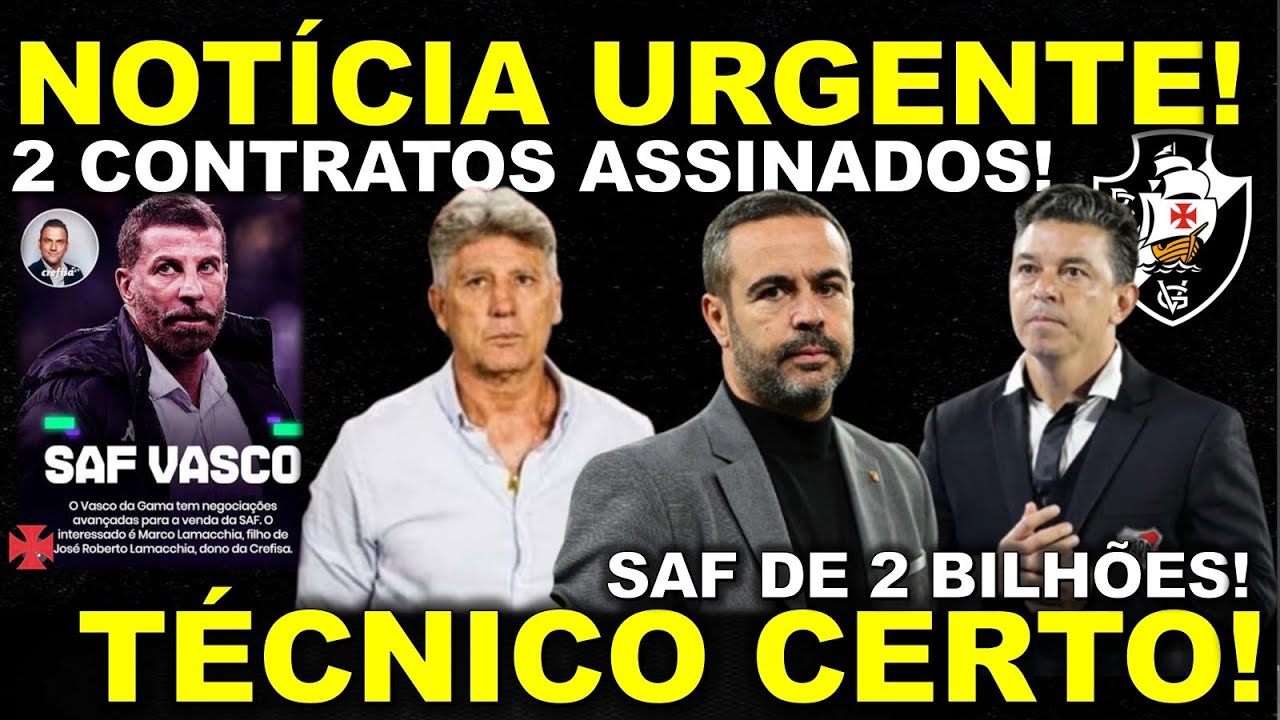 NOTÍCIA URGENTE! 2 CONTRATOS ASSINADOS NO VASCÃO II MELHOR TÉCNICO II SAF DE 2 BILHÕES E MUITO MAIS!