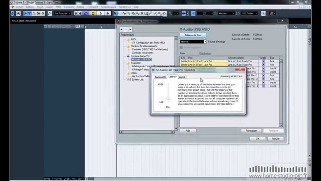 PRISE EN MAIN DE CUBASE (partie 1)