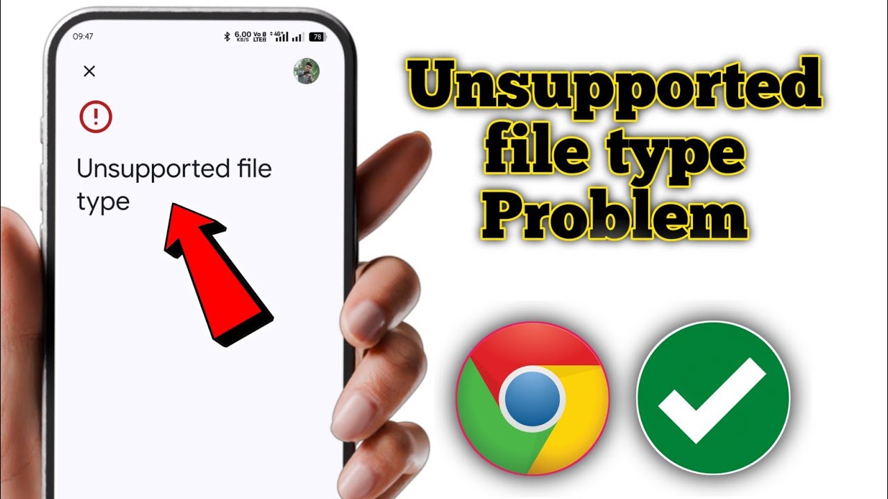 How to Fix Unsupported file type Issue in Android | Unsupported file type Problem