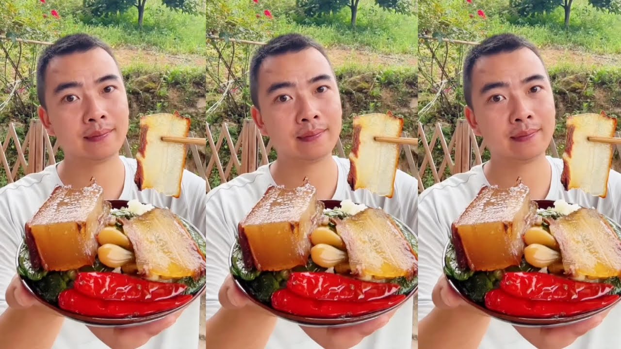Delicious Homemade meals 🔥 Eating Fried  Pork Belly & Pork Nooondles Soup 🤤 I Super Delicious! #asmr
