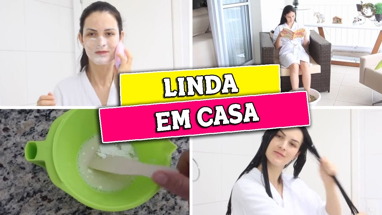 SPA DAY CASEIRO - COM RECEITAS CASEIRA PARA O CABELO, PELE E CORPO!