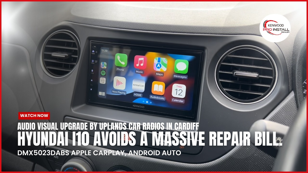 Hyundai i10 Budget-Friendly Replacement Stereo Fix CarPlay Android Auto KENWOOD DMX5023DABS #hyundai