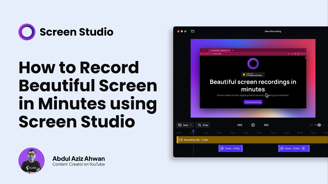 How to Record Beautiful Screen in Minutes using Screen Studio [ Screen Studio Review ]