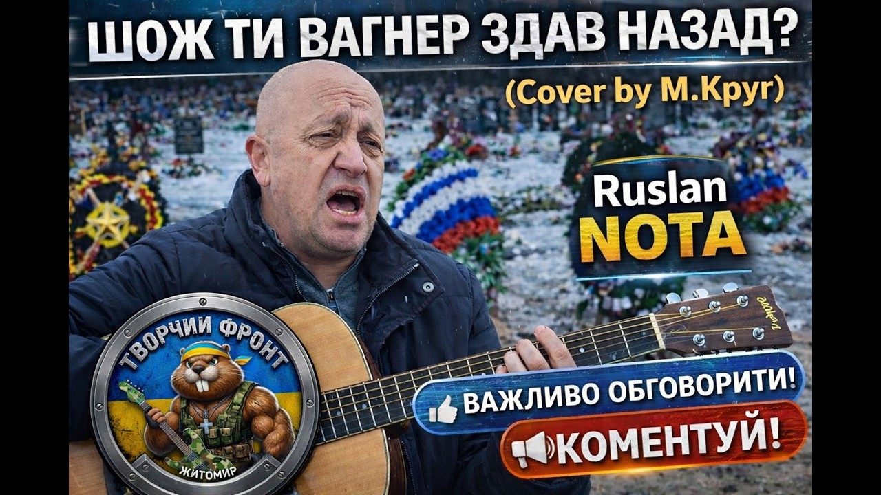 Що ж ти вагнер здав назад (Cover М.Круг) Official Video Хроніки війни #stopwar #cover #творчийфронт