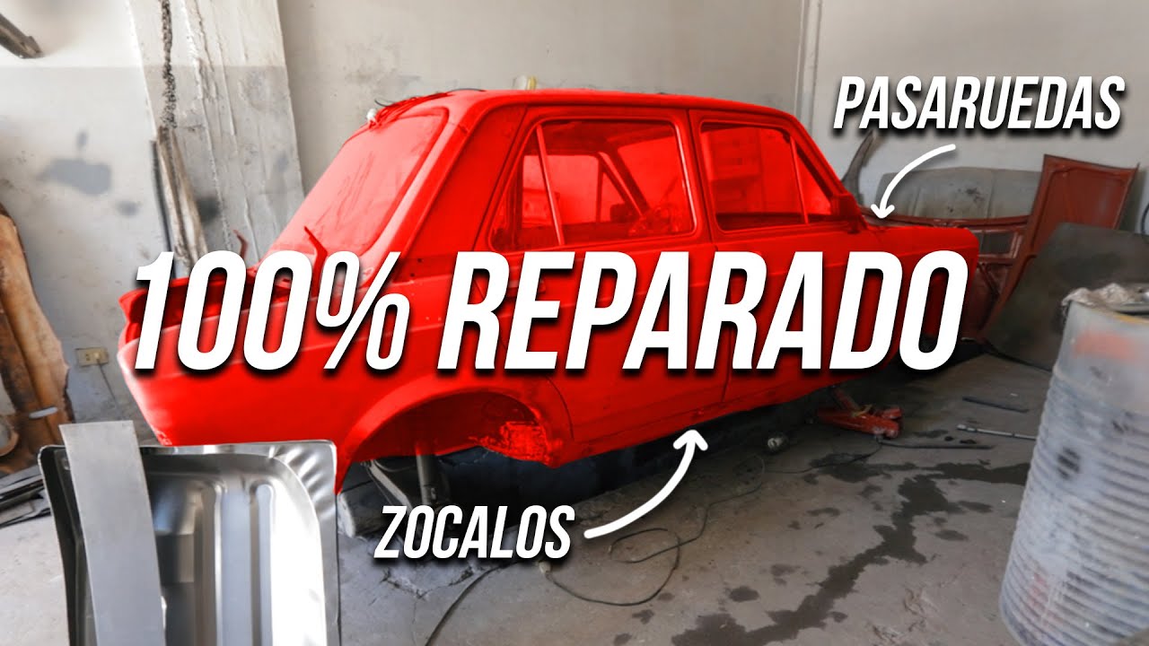 Zocalos y pasaruedas REPARADOS!! - Fiat 128 Track Car