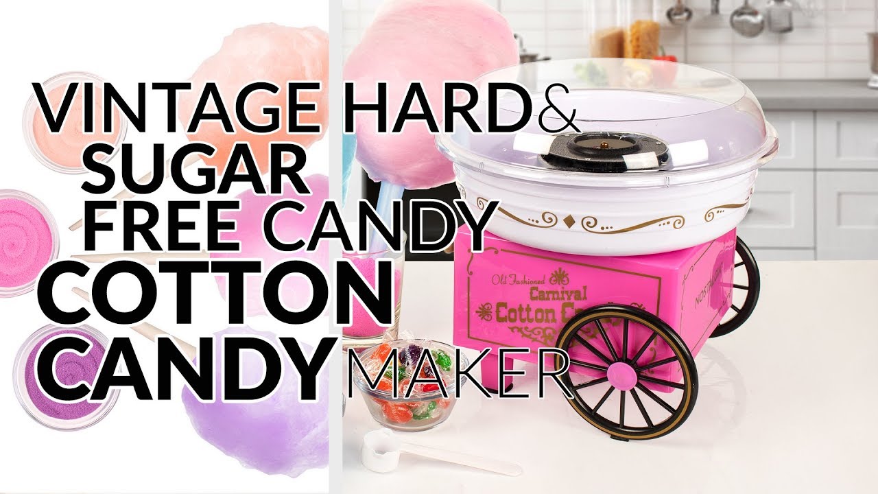 PCM305 | Vintage Hard & Sugar Free Candy Cotton Candy Maker