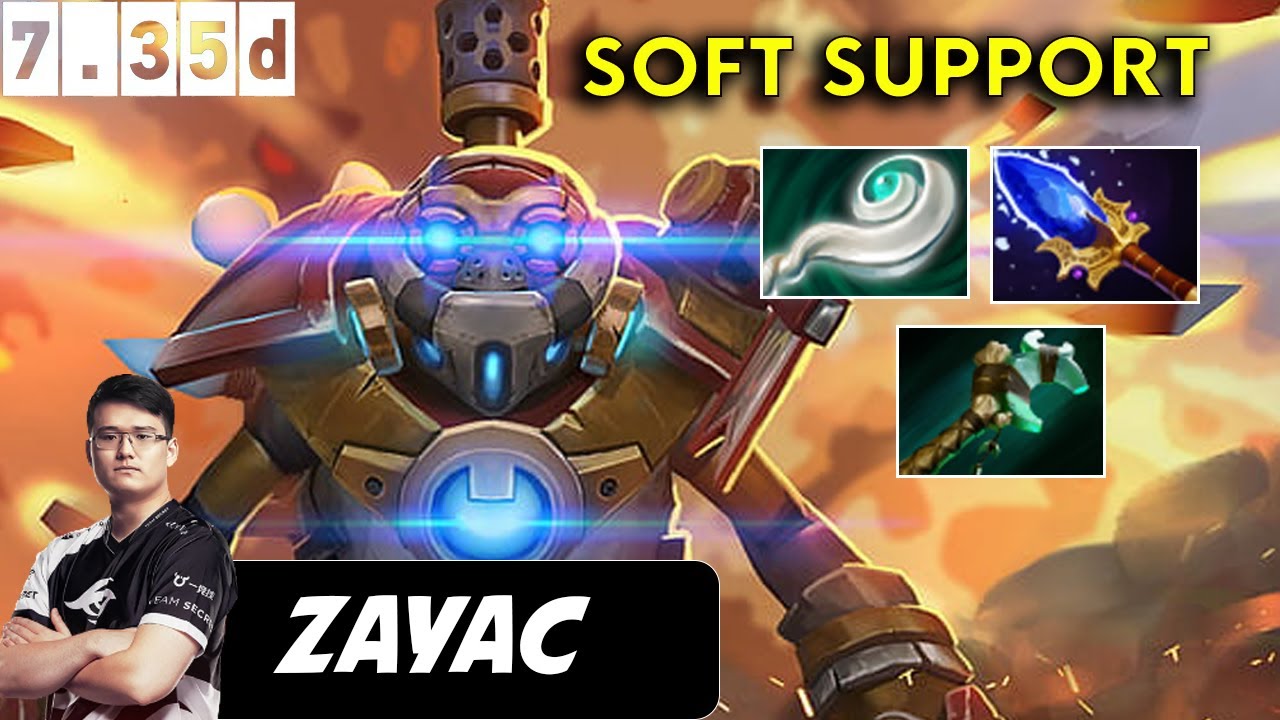 Zayac Clockwerk Soft Support - Dota 2 Patch 7.35d Pro Pub Full Gameplay
