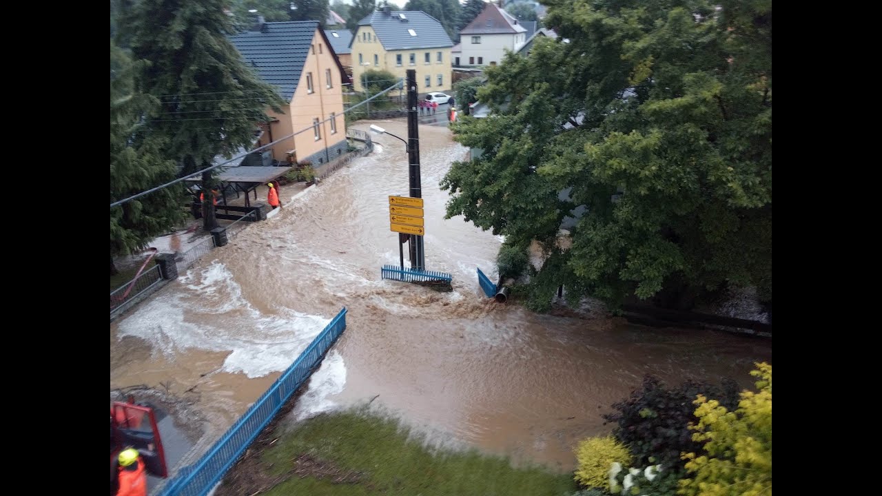 Hochwasser 2021 in Obergurig
