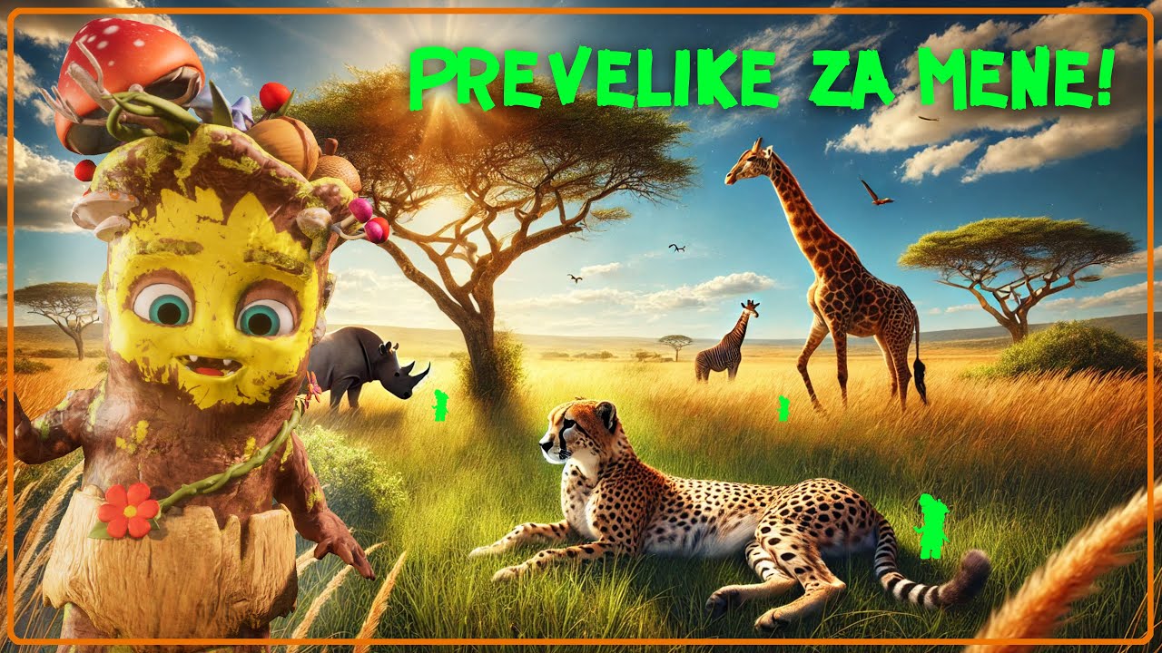 PREVELIKE Afričke životinje! | Šumsko znanje