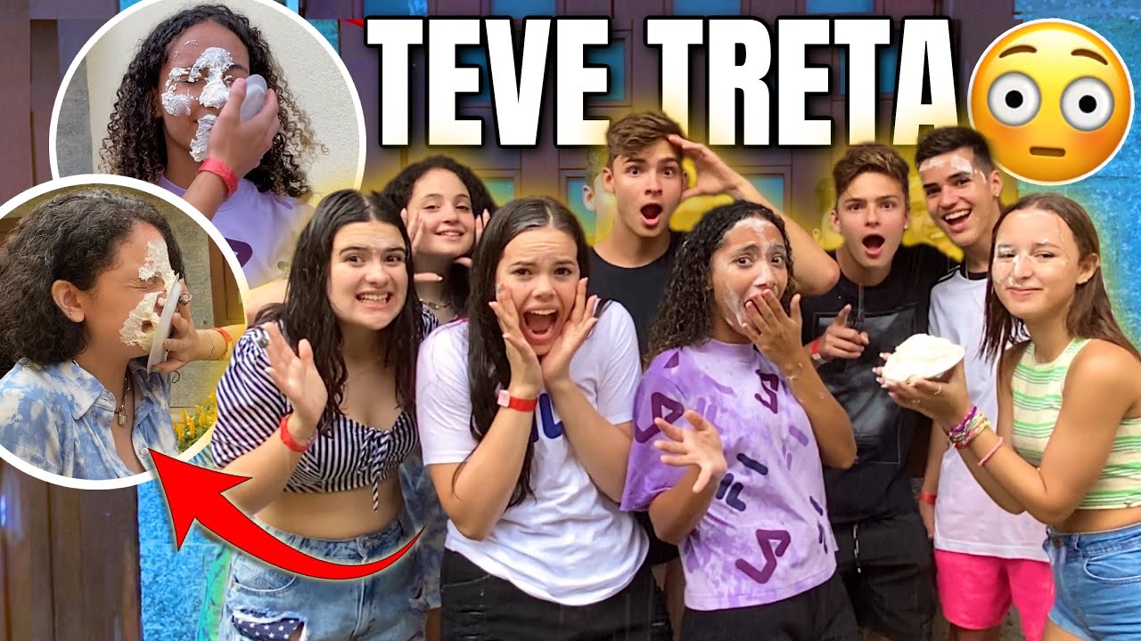 JOGO DA DISCÓRDIA COM TORTA NA CARA NO HOTEL DOS YOUTUBERS!!
