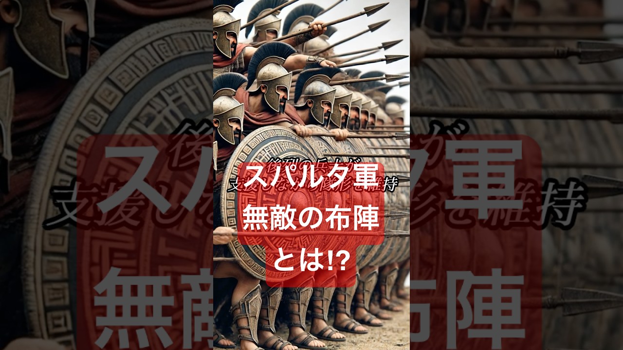 【スパルタ軍の無敵の布陣】ファランクス戦術を解剖 #history #歴史 #スパルタ