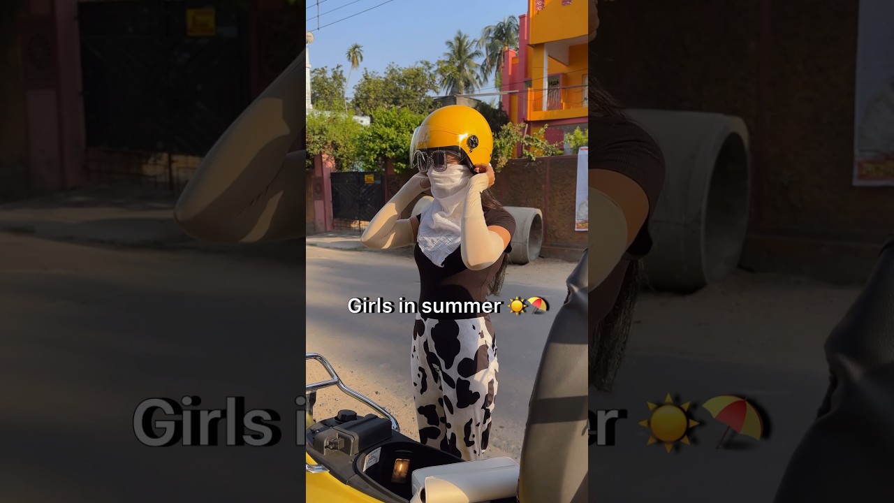Girls during Summer ⛱️🥹☀️🥱 #summer #scooty #scootygirl #ashortaday #shorts #sumedhafam