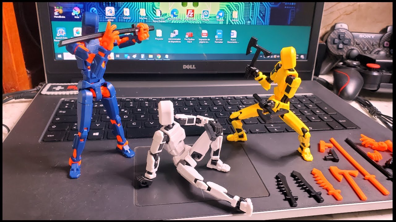Figuras de Acci&oacute;n para Referencias de Dibujo y Decoraci&oacute;n impresas en 3D