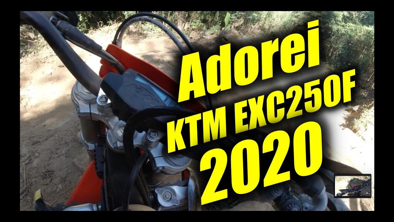 Andei na KTM EXC250F 2020, motaço! VEJA AÍ!