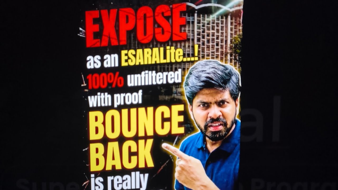 *ESARAL Bounce back EXPOSED*💀🤬| Watch before purchasing batch #jee #esaral#jeemains #nta #students 