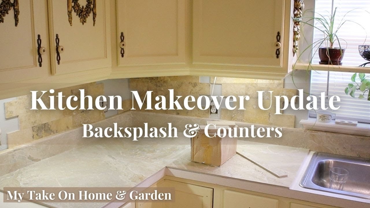 Kitchen Makeover Update!! - Countertops & Backsplash