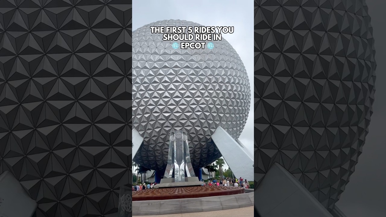 The FIRST 5 Rides You Should Ride in EPCOT #disney
