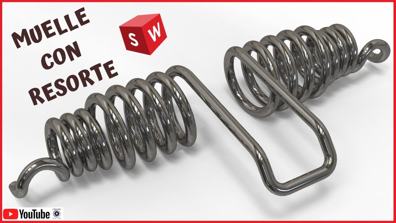 😼 como hacer un resorte en solidworks 2019😼
