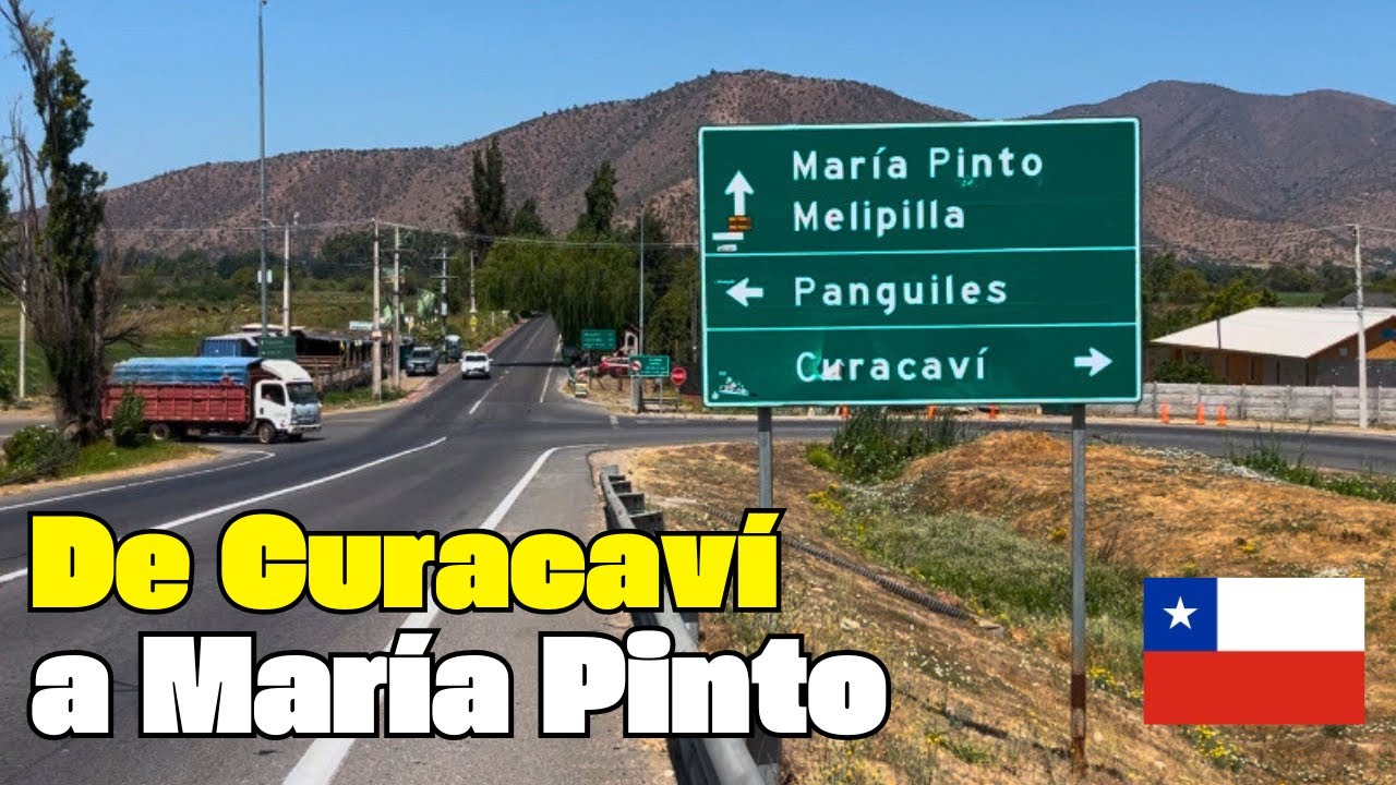 CHILE EN BUS 🇨🇱 - De Curacaví a María Pinto