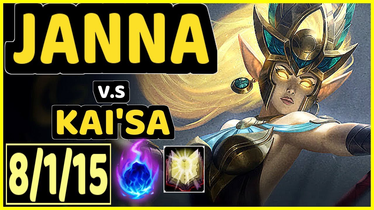 DUMBLEDOGE (JANNA) vs KAI'SA - 8/1/15 KDA BOTTOM ADC GAMEPLAY - EUW Ranked DIAMOND