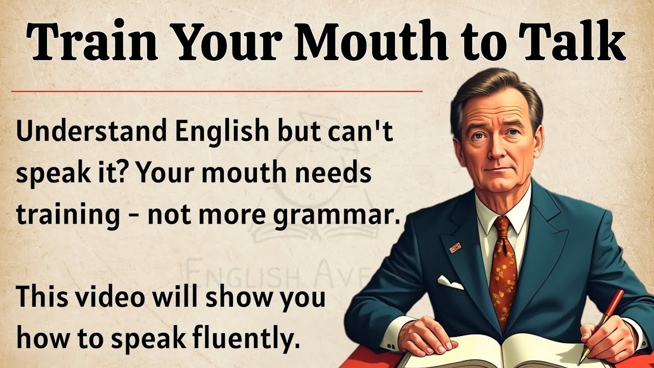 Train Your Mouth to Talk || Graded Reader || Speak Fluently English ✅️