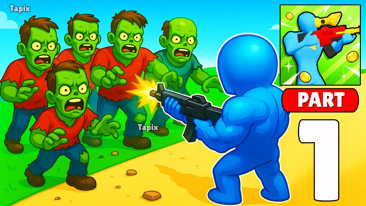 Crazy Shooting Zombies – Action Zombie Survival Gameplay Walkthrough (iOS, Android)