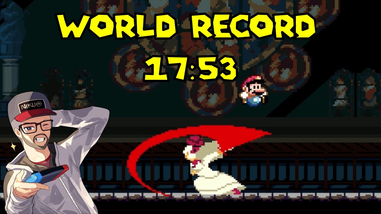 Casio Mario World WR за 17:53 (Первый саб 18)