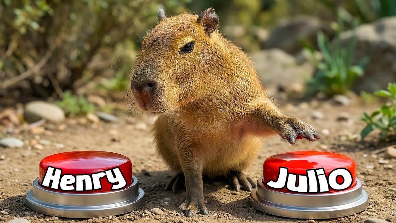 I Let My Capybara Choose His Name