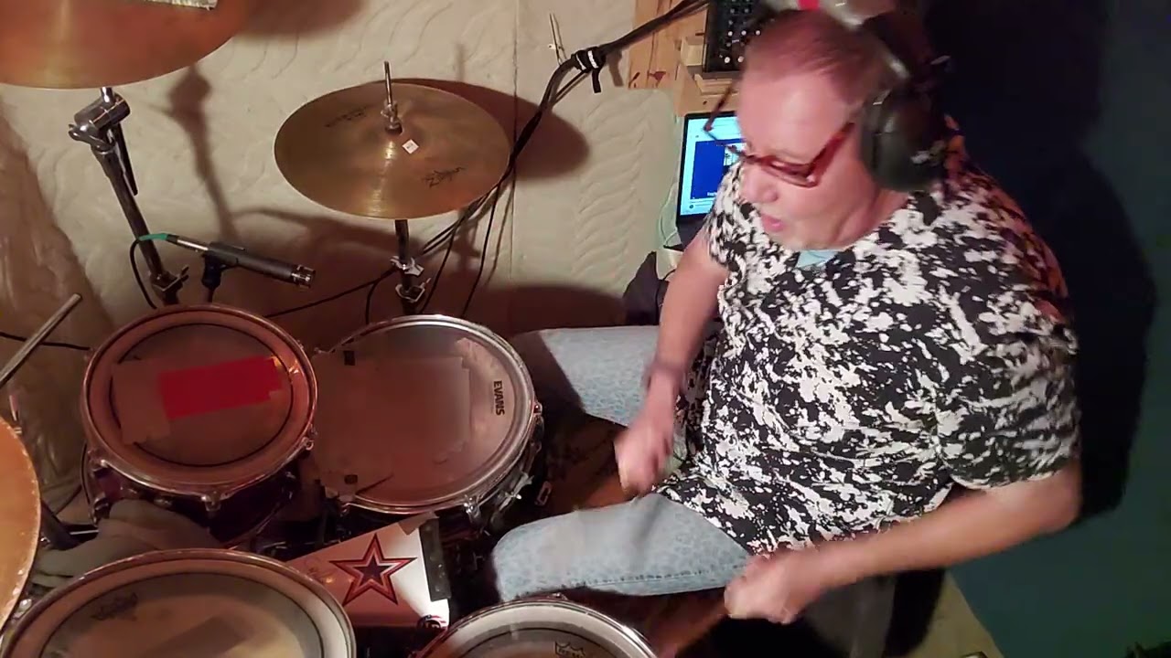New Kid in Town Drum Cover, drum-less backing track, recorded 01-25-2026.