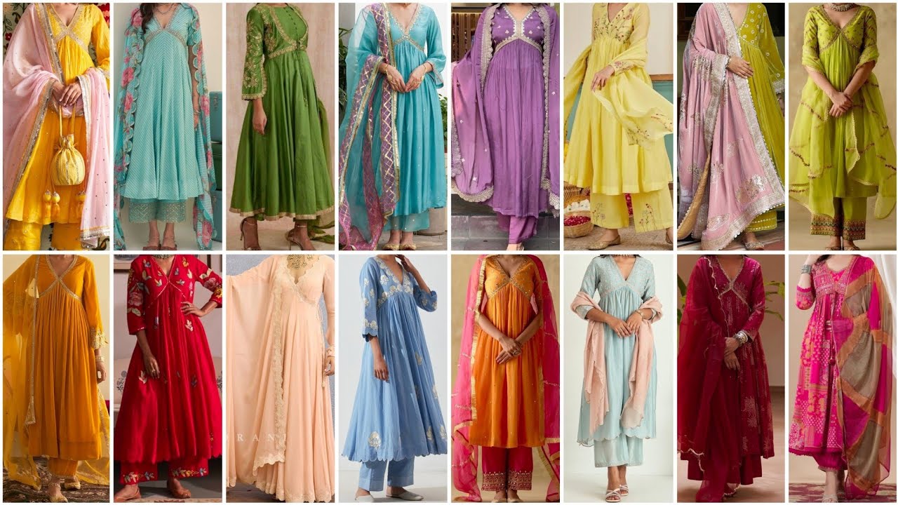 2026 ke liye Most Amazing Alia Style Anarkali Suit Design Ideas For Girls 