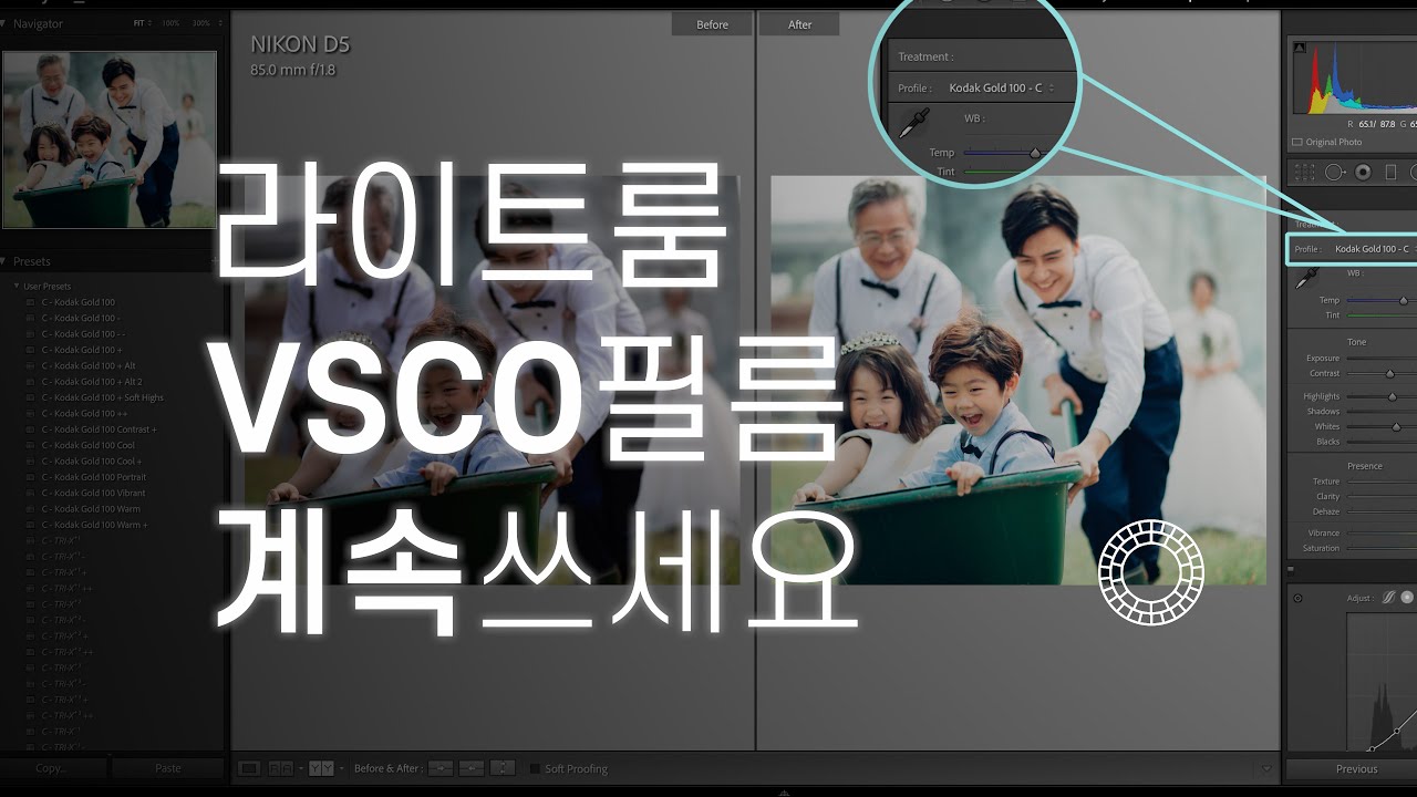 라이트룸 VSCO필름 계속 사용하는 법! Lightroom with VSCO film 필름색감보정 감성사진 만들기 DNG profile editor dcpTool 사용법