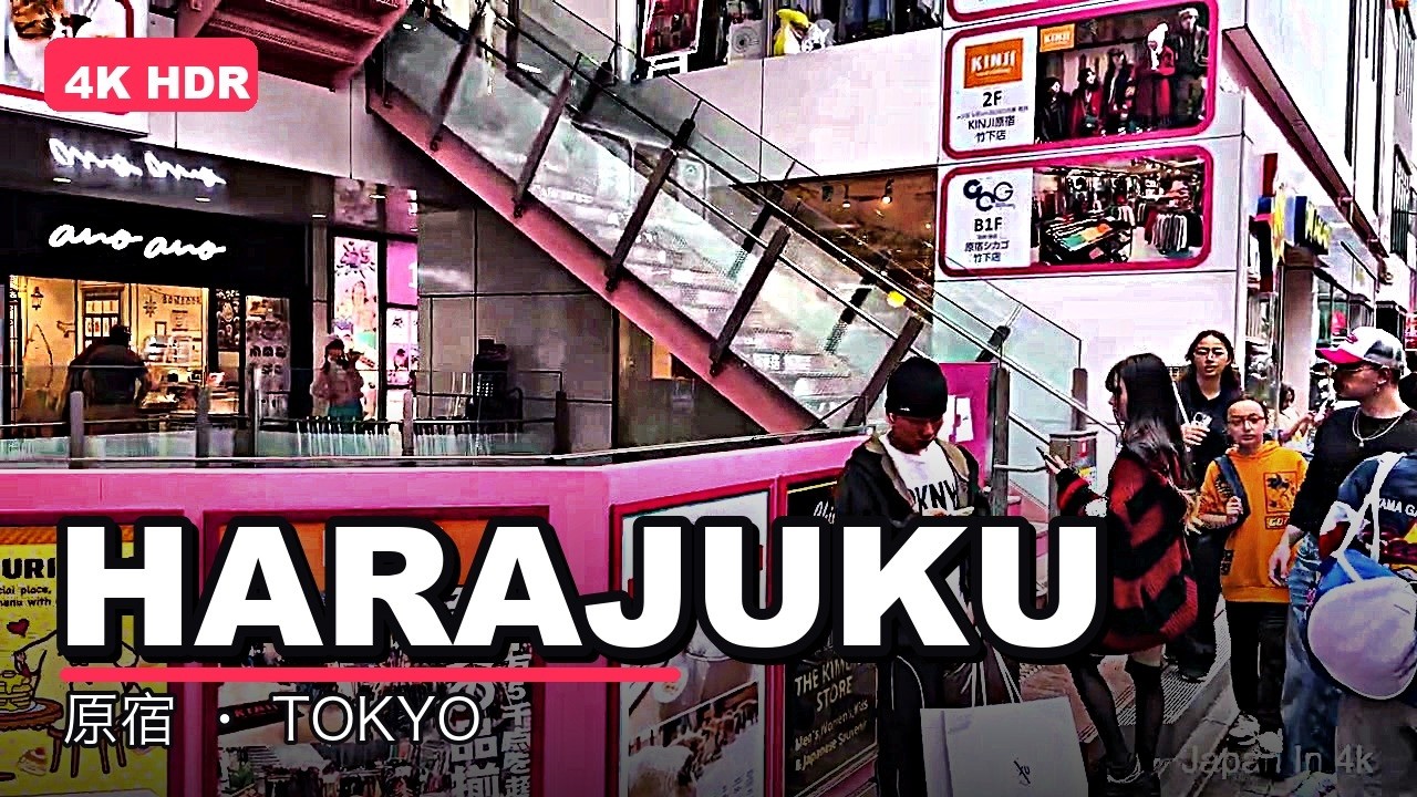 [4K HDR] Harajuku&rsquo;s Colorful World - Harajuku Walk 2024, Tokyo, Japan 😍🇯🇵