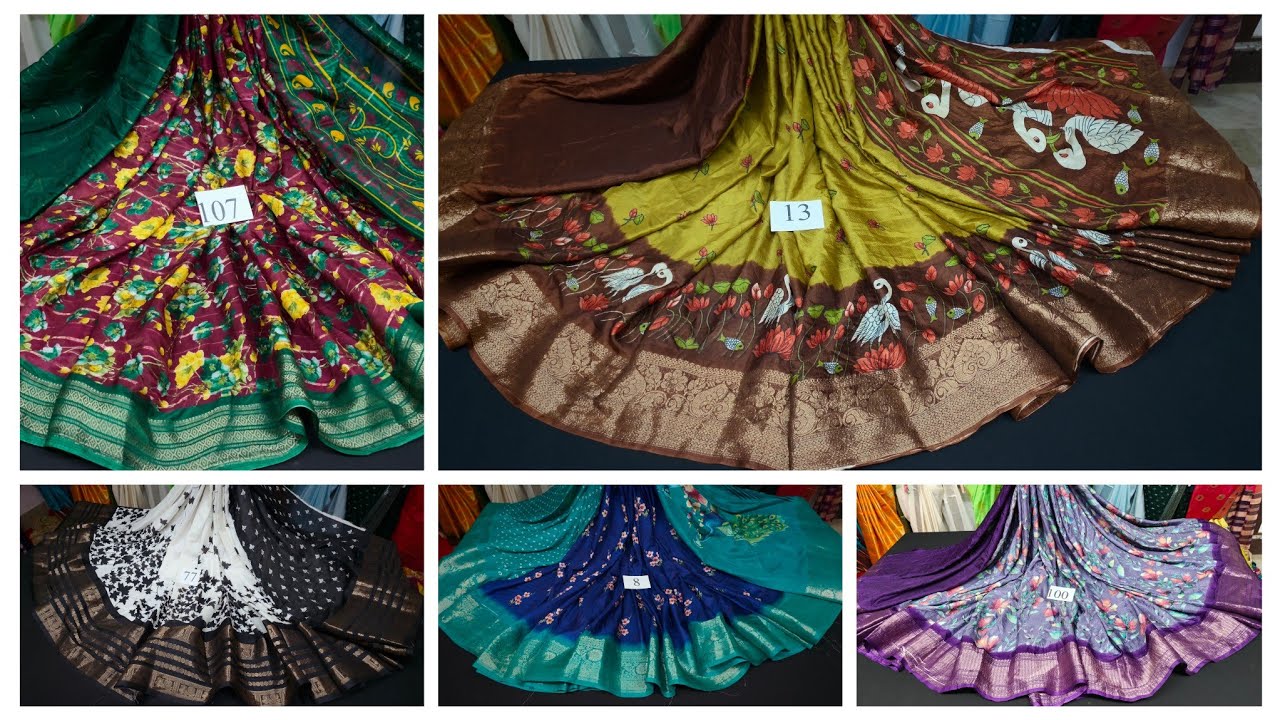 கண்ணை கவரும் Dola Silk ஜாயிண்ட் சேலைகள்