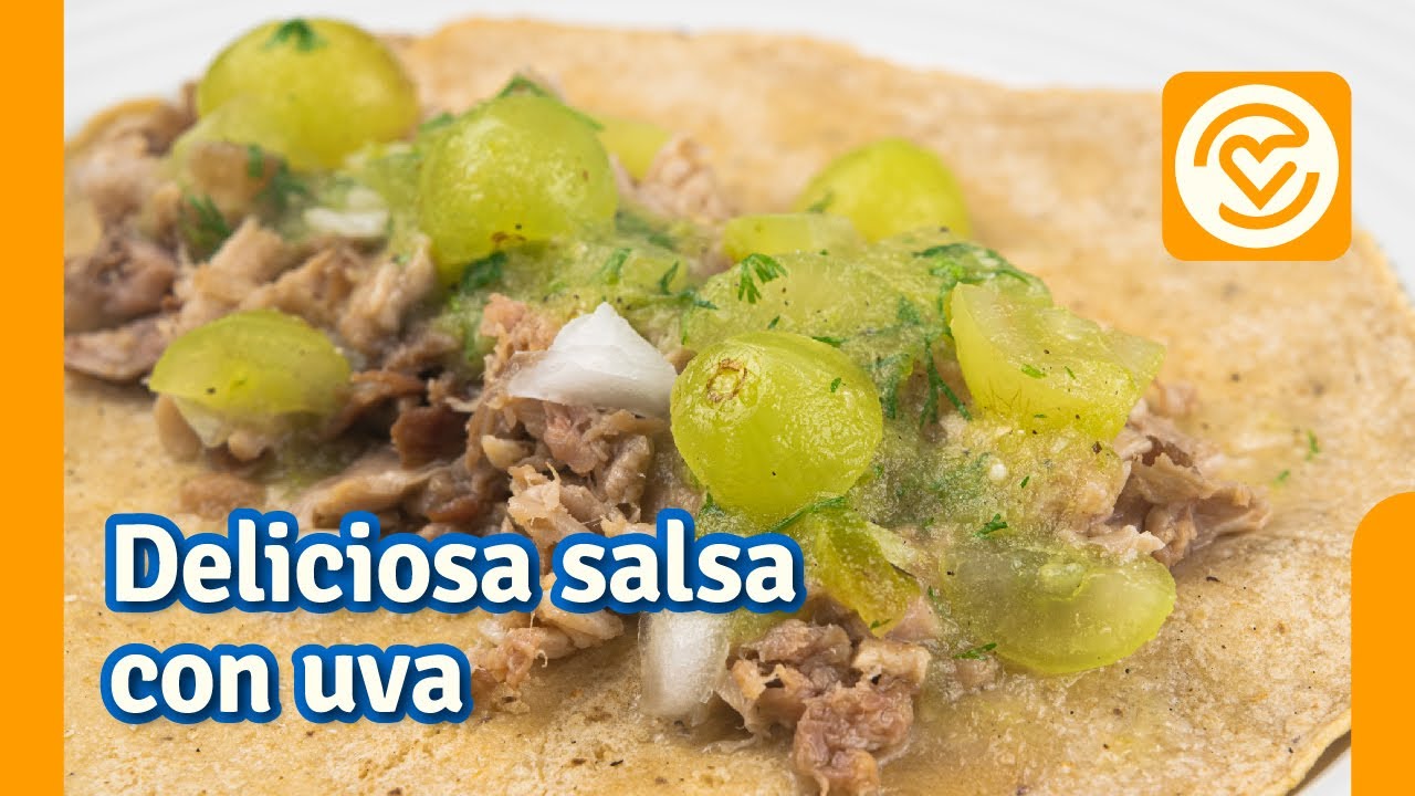 Deliciosa salsa con uva | 🍇