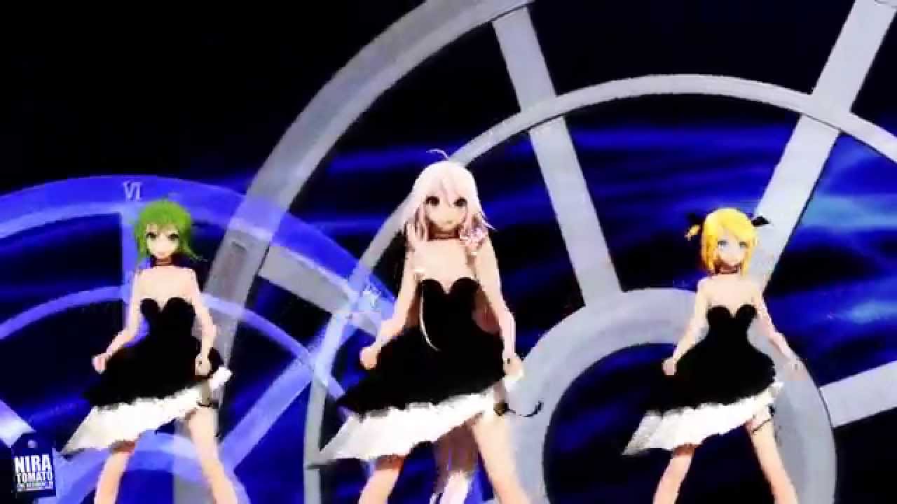 【MMD】ヒビカセ【IA・GUMI・RIN】 (60fps)