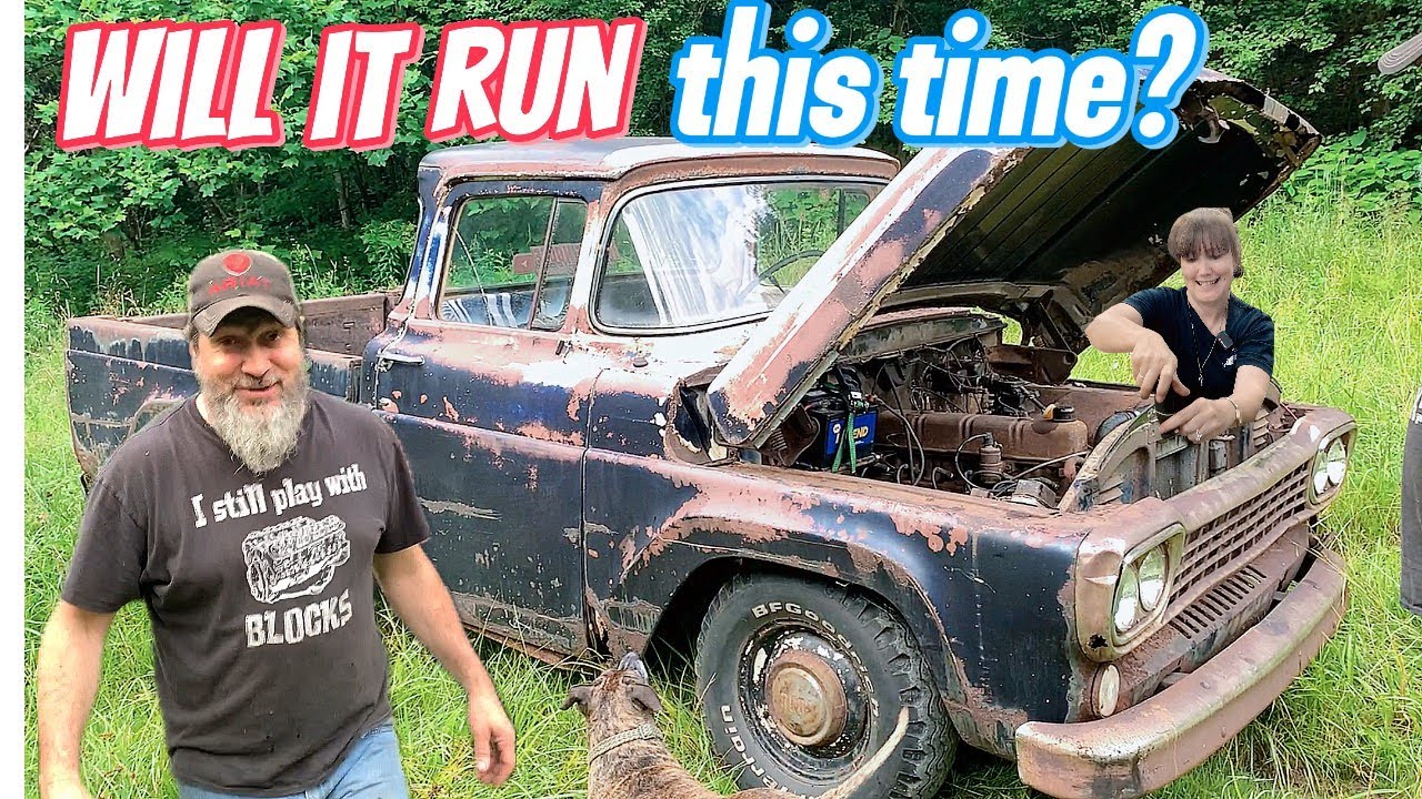 Abandoned 1958 Ford F100 Truck will it run this time?