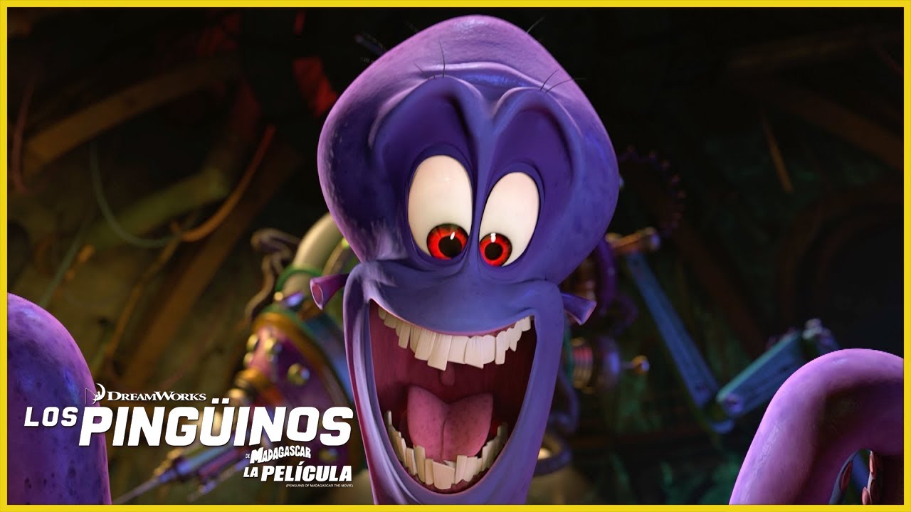 ¡Los pingüinos conocen a su viscoso némesis! 🐙😲 | DreamWorks Madagascar en Español Latino