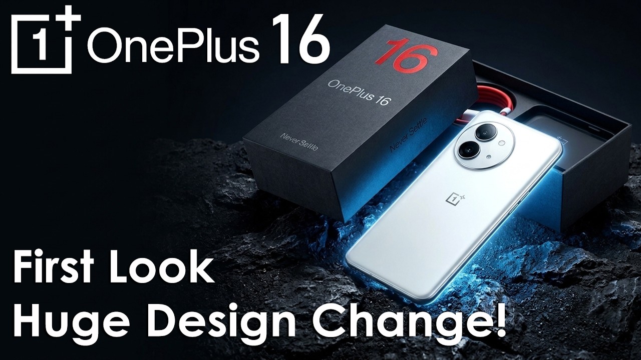 OnePlus 16 First Look, Unofficial Teaser Reveals Huge Design Change!