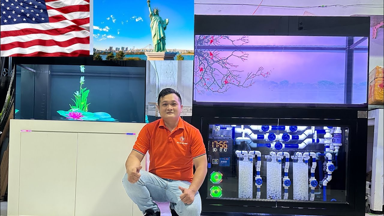 Khai Xuân 2 Bộ  Hồ Công Nghệ Cao Cấp Xuất Khẩu Đi USA 