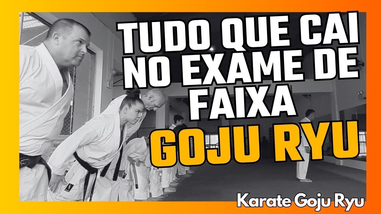 Tudo sobre o Exame de Faixa da Goju Ruy - Treino Pré Exame.