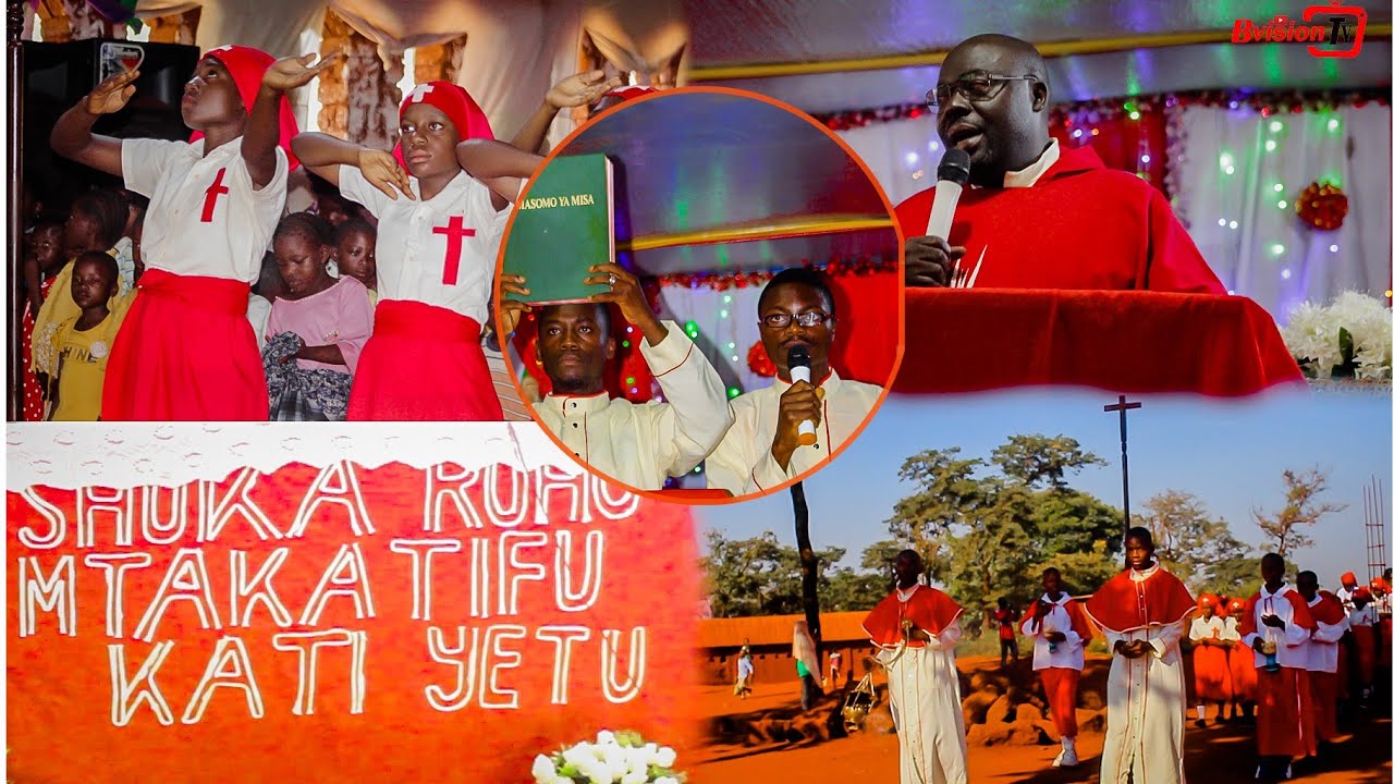 NYUMBANI KUMENOGA: TAZAMA MAAZIMISHO YA MISA TAKATIFU YA PENTECOST KAMBINI NYARUGUSU