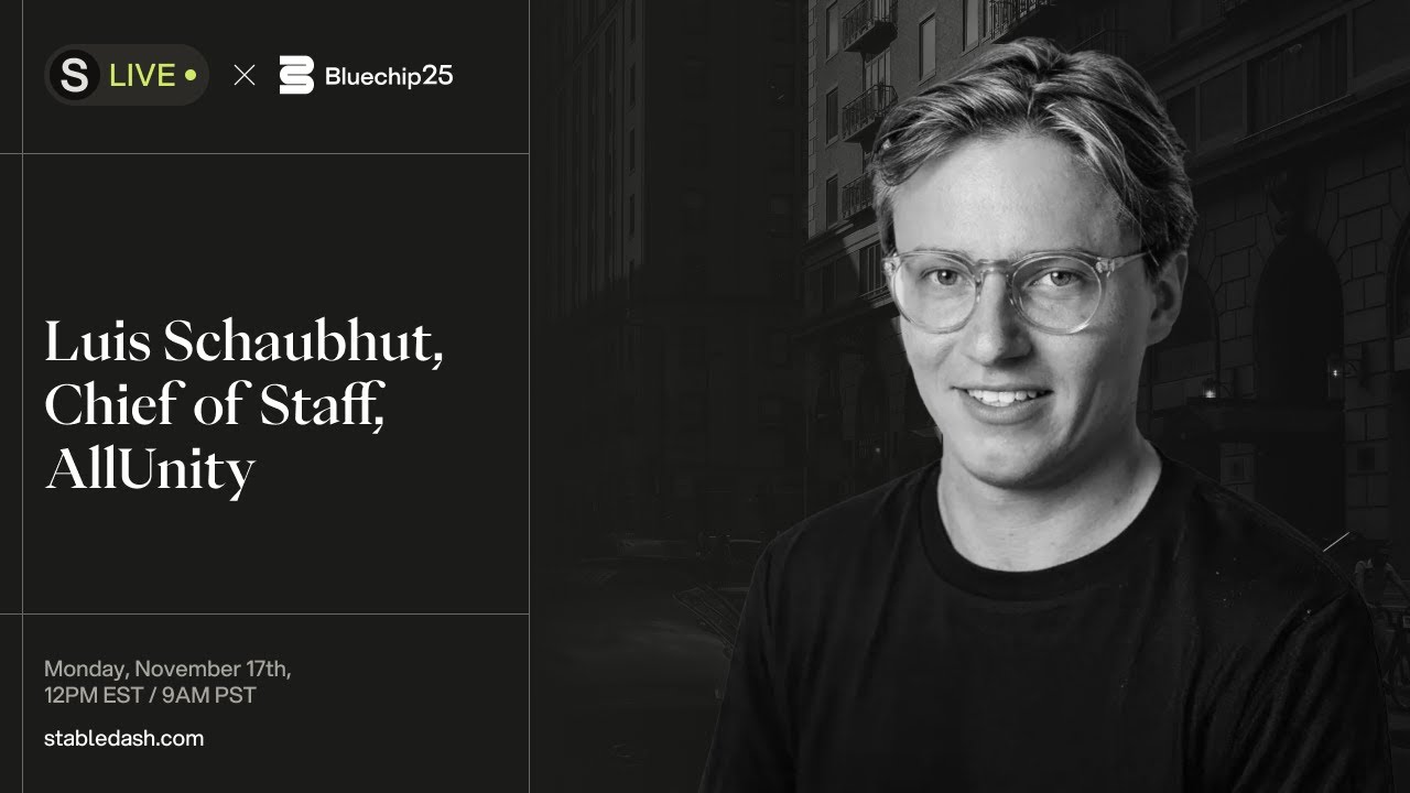 How AllUnity is Making the Euro Globally Accessible | Luis Schaubhut, AllUnity | Bluechip25