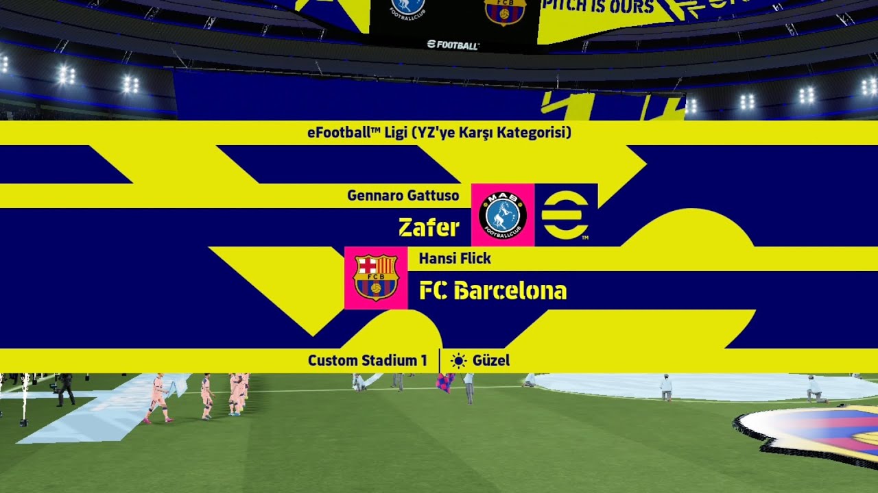 Barselona VS Zafer 😱😱😱😱#barselona #efootball #barcatopgoals #pes 